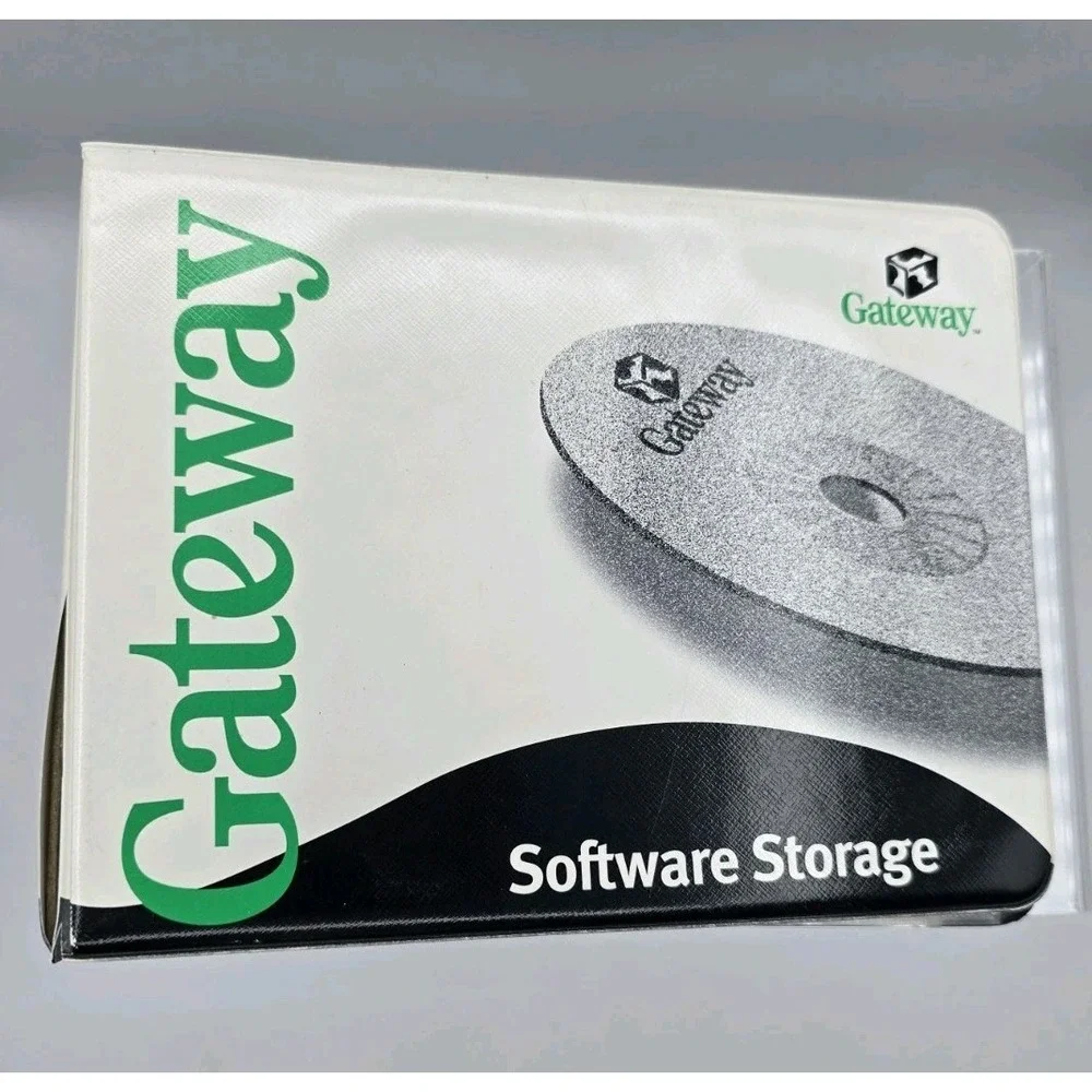 Gateway Software Storage Binder CD Holder,‎ Original Vintage, Binder Only